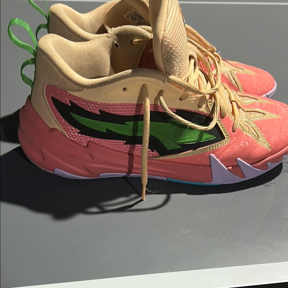 Puma Scoot 1 Sneakers in Peach and Green